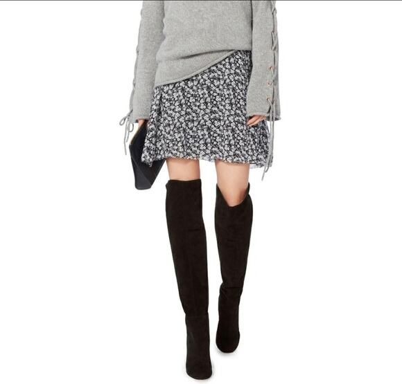 Sergio Rossi Shoes - Sergio Rossi black Suede Knee high boots size 9